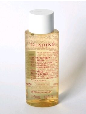 CLARINS Hydrating Toning Lotion Travel Size - 1.7 Fl. Oz. / 50 mL New No Box